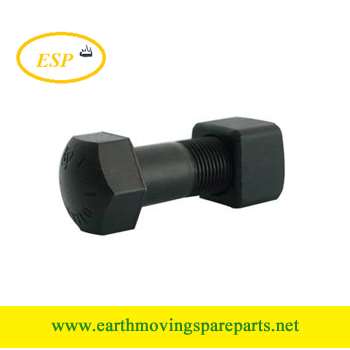 high strength Grade12.9 track bolt for bulldozer Caterpillar&Komatsu