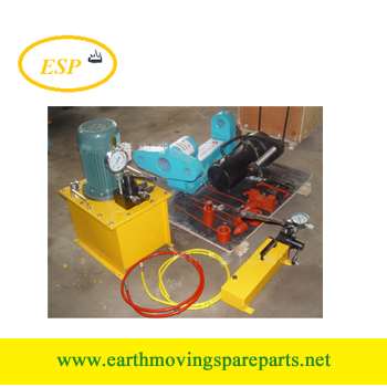 C type portable track press machine