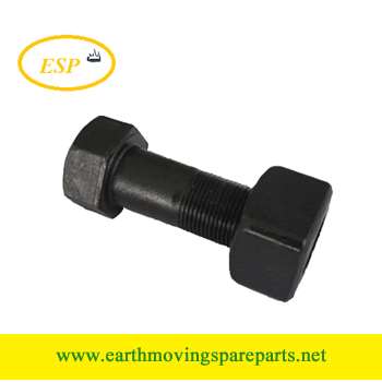 D375 Komatsu track bolts nuts M30*96 with OEM No. 195-32-61210/21