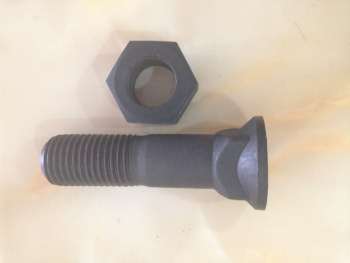 Grade12.9 plow bolt for bulldozer Caterpillar&Komatsu, excavator bucket bolt